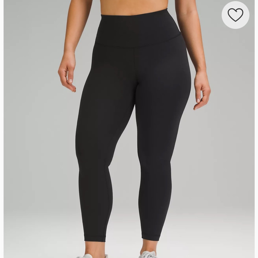 NWT Lululemon Wunder Train Contour Fit High-Rise Tight 25" Black Size 2